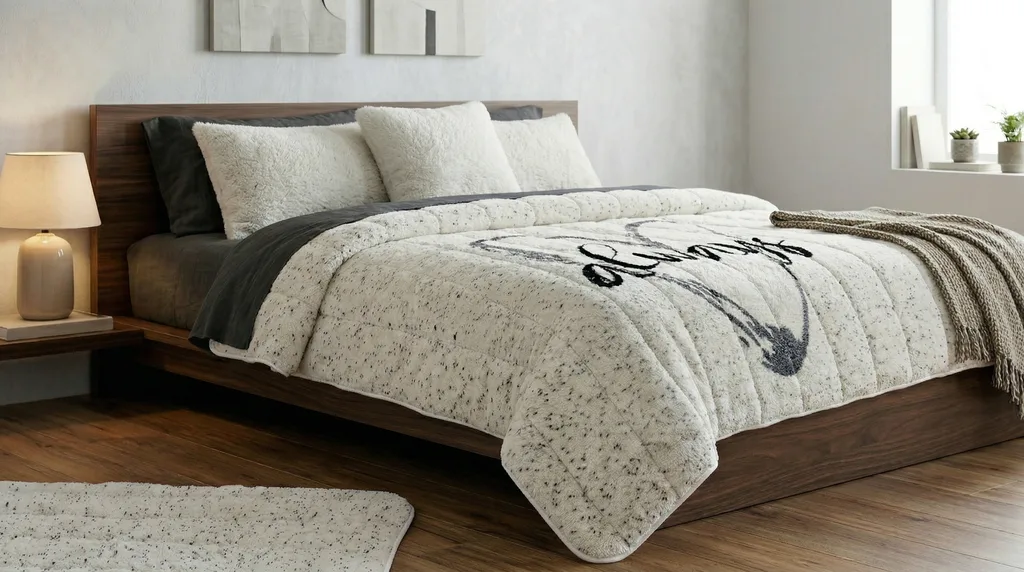 Always Velsoft Quilt - Cream