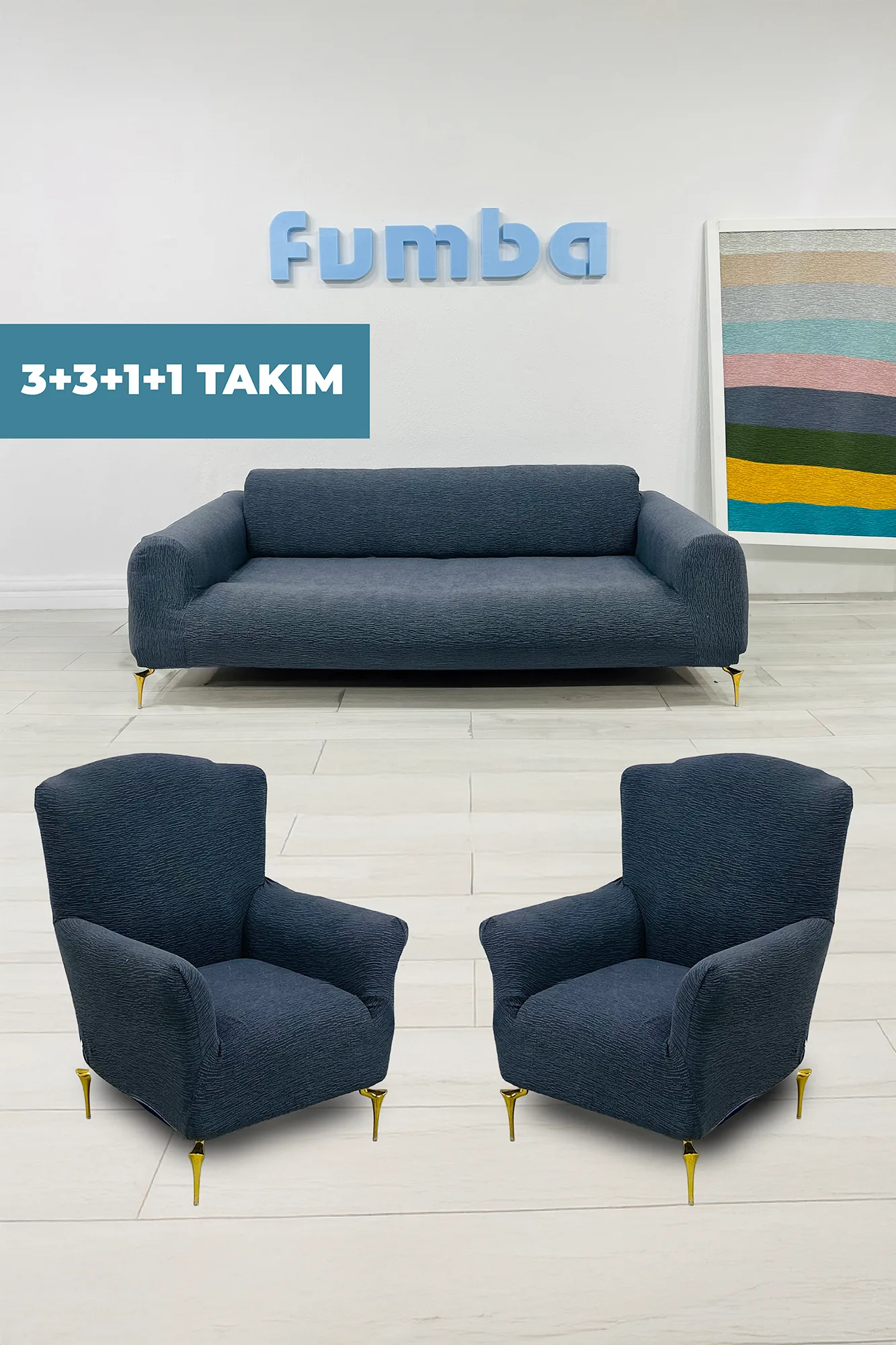 Chester Takım - Antrasit 1